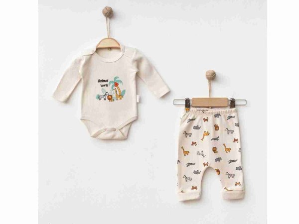 Kostum tuta dhe body me figura kafshesh animal world