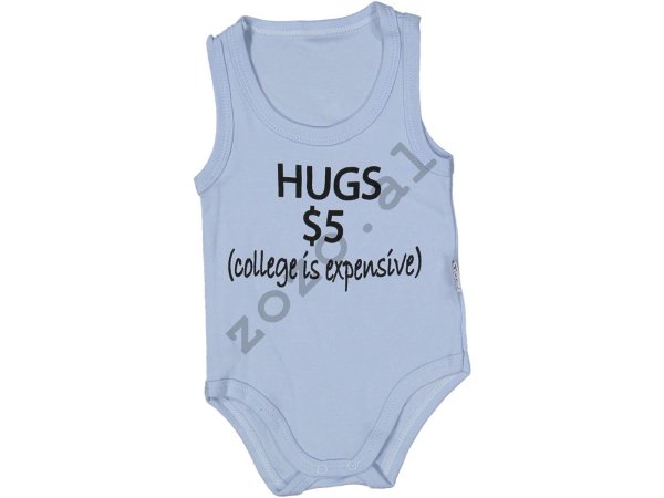 Kanatjere me shkrim Hugs 5$