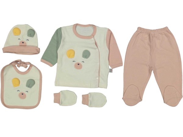 Set per te porsalindur me 5 pjese ngjyre pink