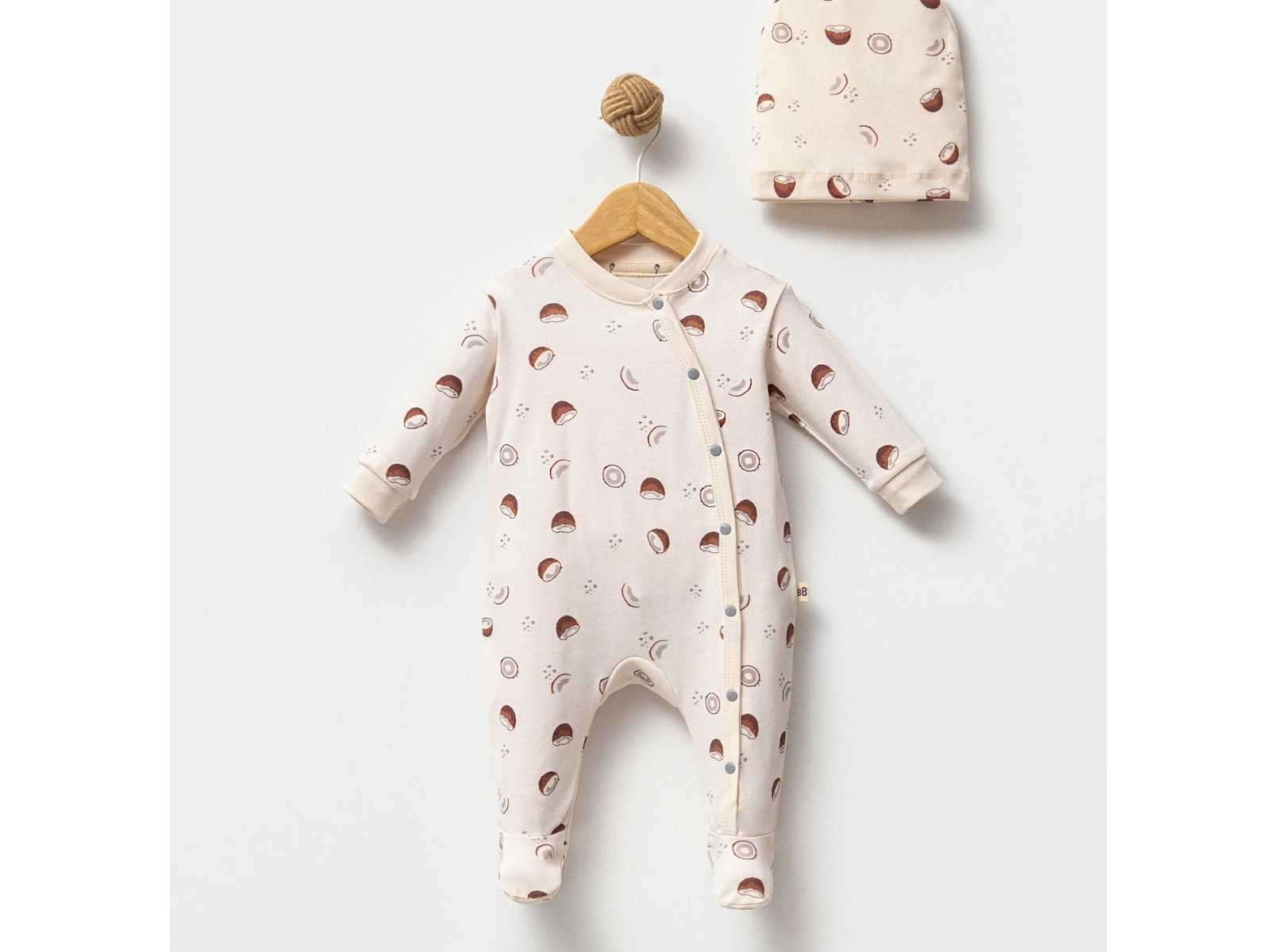 Tutine me kapuc unisex prek pambuku organik me kokos