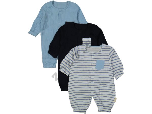 3042 set 3cop romper lisho lino necixs body menge gjata per djem ngjyra perzier 3 6 veshje fustane kostume romper kanatjere aksesore lodra zozo al zozo_albania