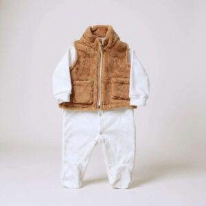 3542132 Tutine e trashe e bardhe me jelek bezhe unisex 3-6-9 djem vajza.jpeg